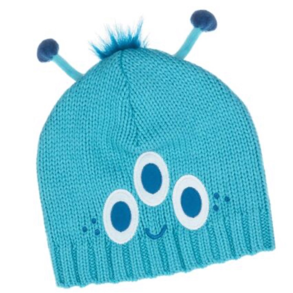 HALLMARK ALIEN KIDS KNITTED BEANIE HAT NEW
